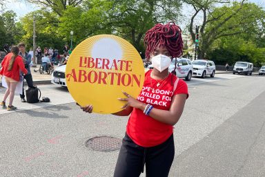 Afeni Evans, Roe Protest, DC