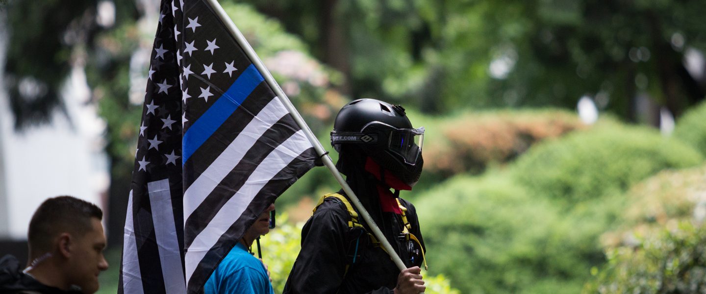 Thin Blue Line Flag