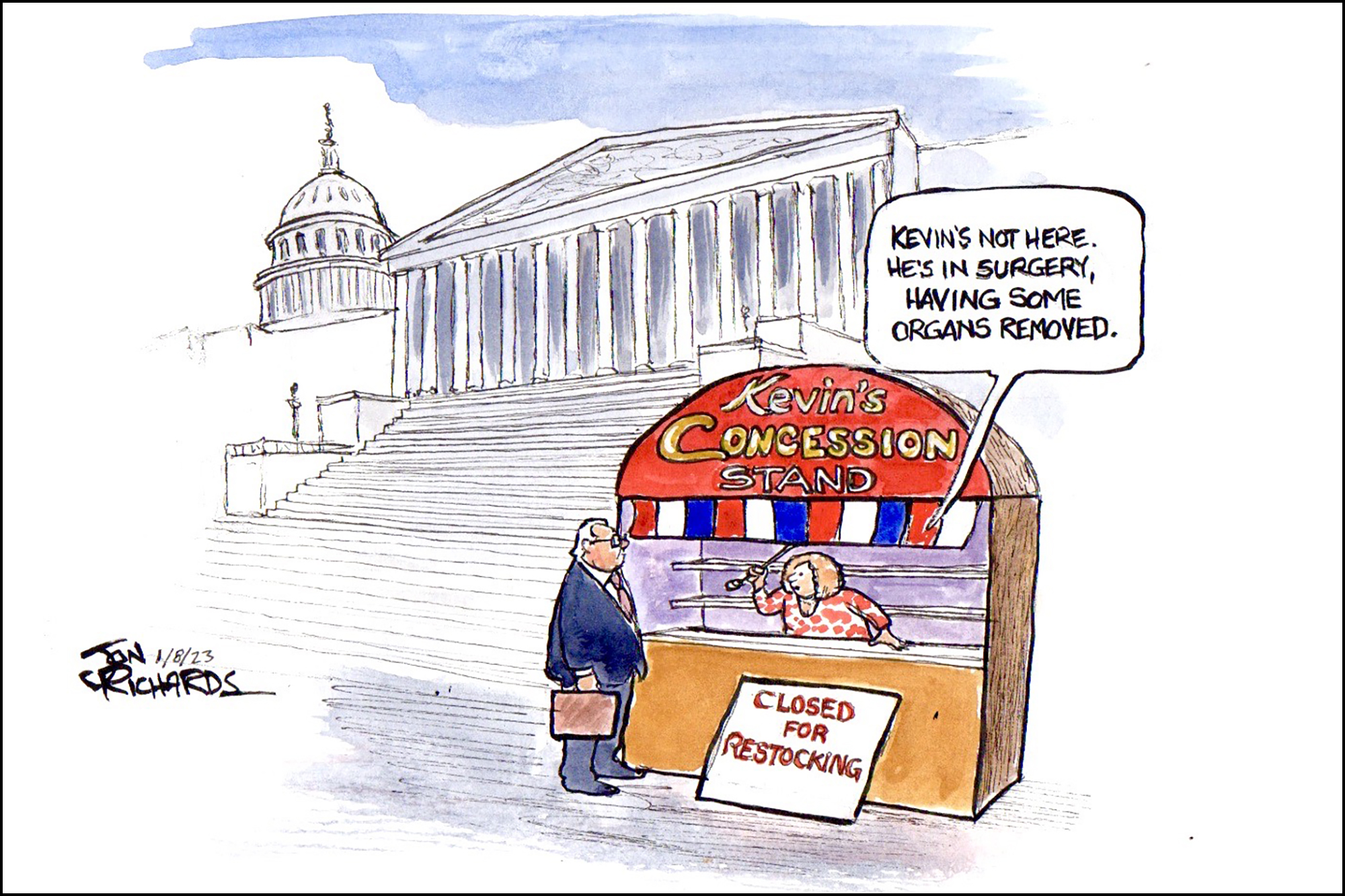 Kevin McCarthy, 118th Congress, Speaker