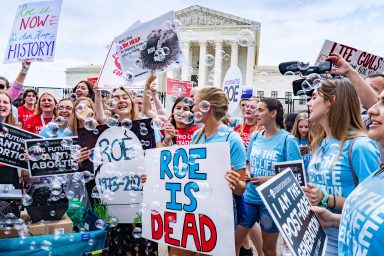 Protestors, Supreme Court, Dobbs