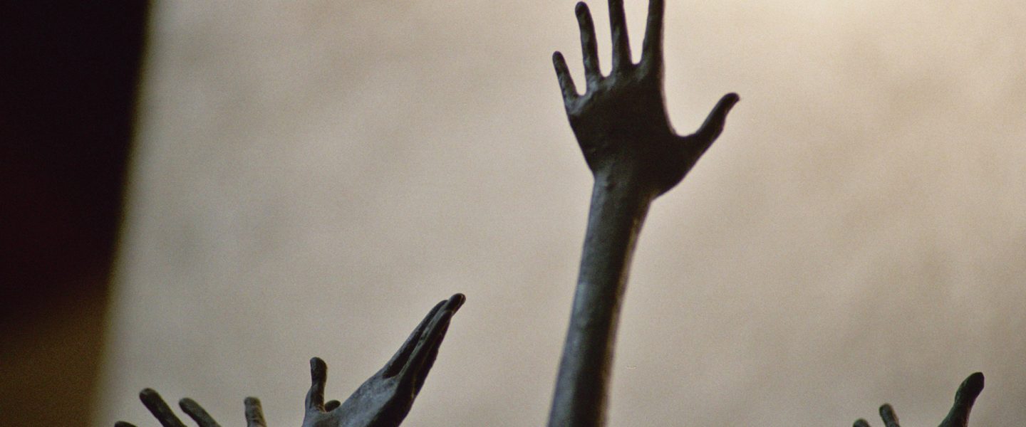 Holocaust Remembrance Day, hands