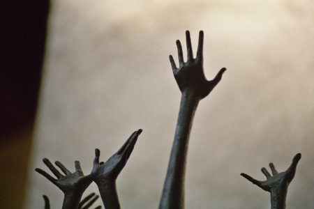 Holocaust Remembrance Day, hands