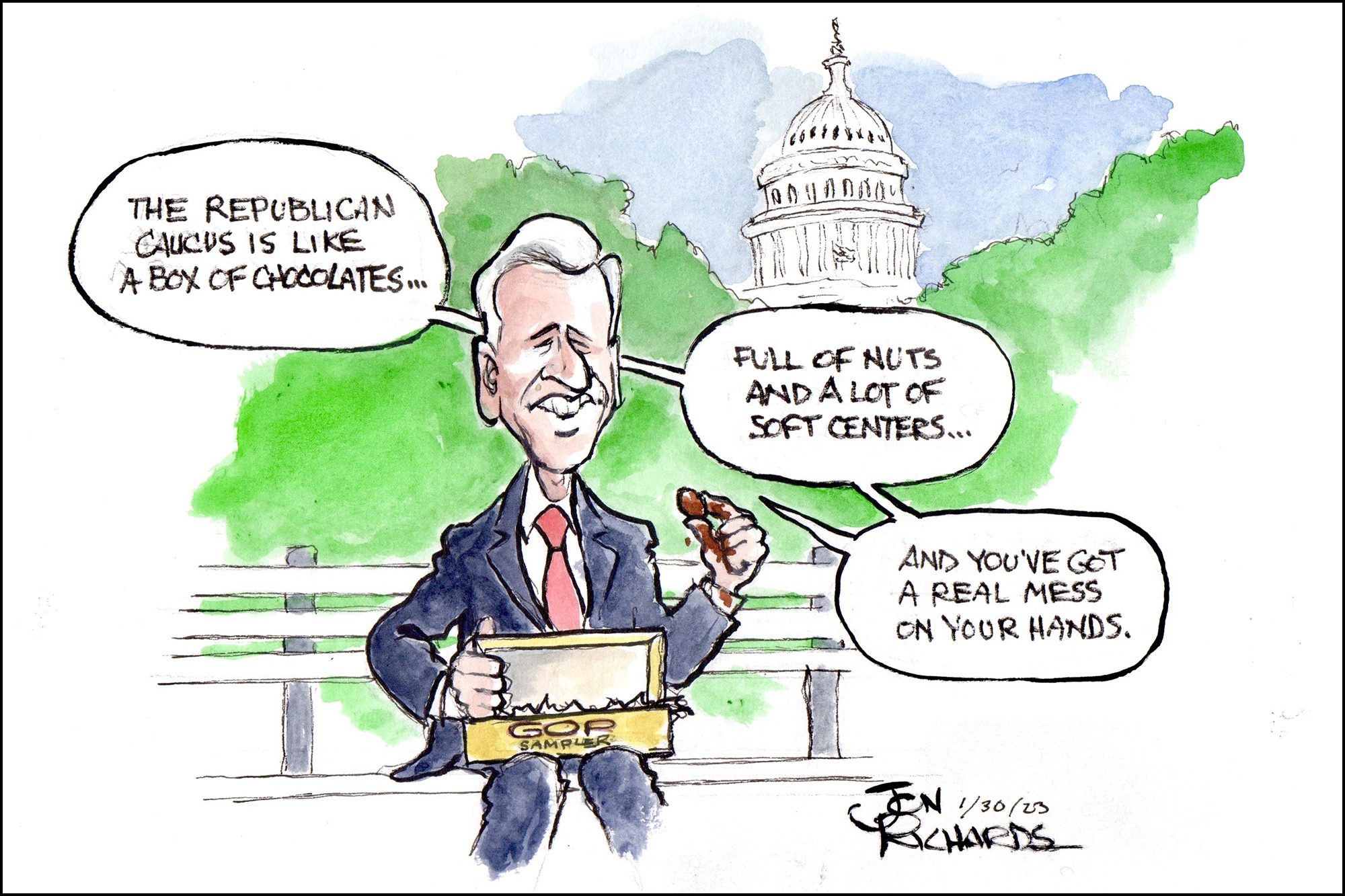 Kevin McCarthy, GOP, Forrest Gump