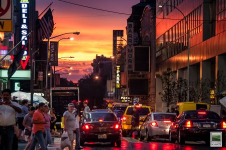 Sunset in Manhattan