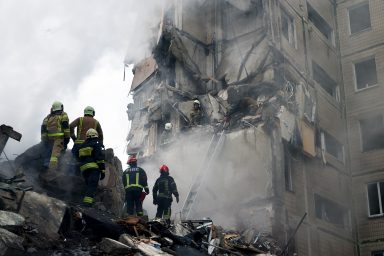 Dnipro, Ukraine, Attack, Emergency responders