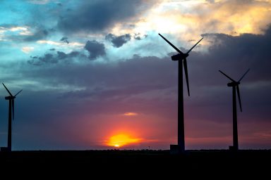 climate crisis, green energy, wind turbines, recycling solution