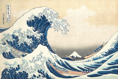 Tsunami by Hokusai