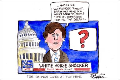 Fox News, Tucker Carlson, Lies
