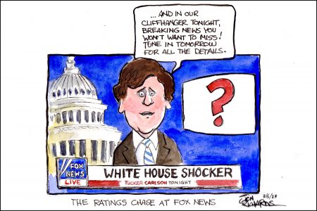 Fox News, Tucker Carlson, Lies