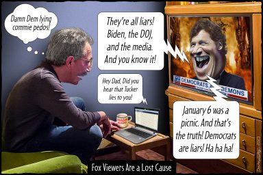 Tucker Carlson, Fox News, Propaganda
