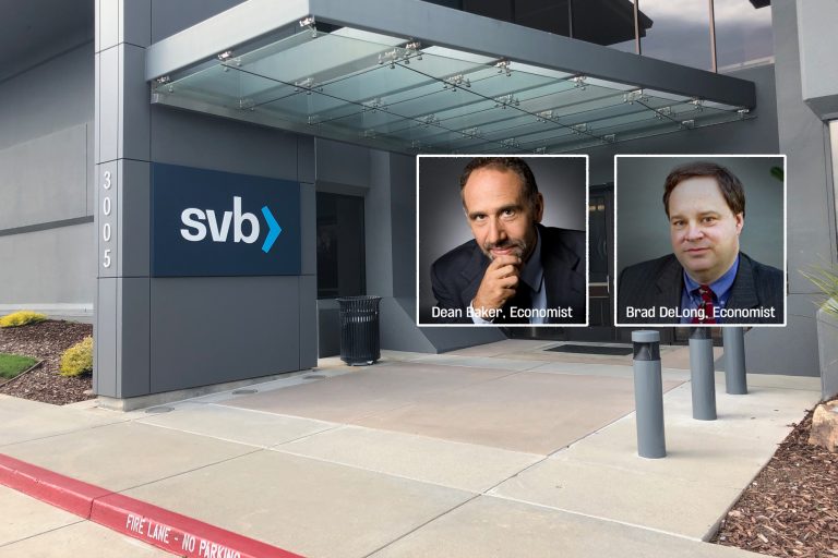 Silicon Valley Bank, Brad DeLong, Dean Baker