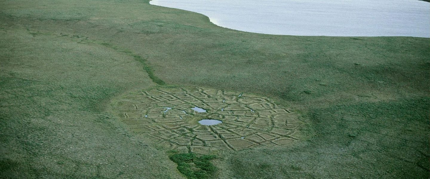 Mackenzie delta, Canada, permafrost
