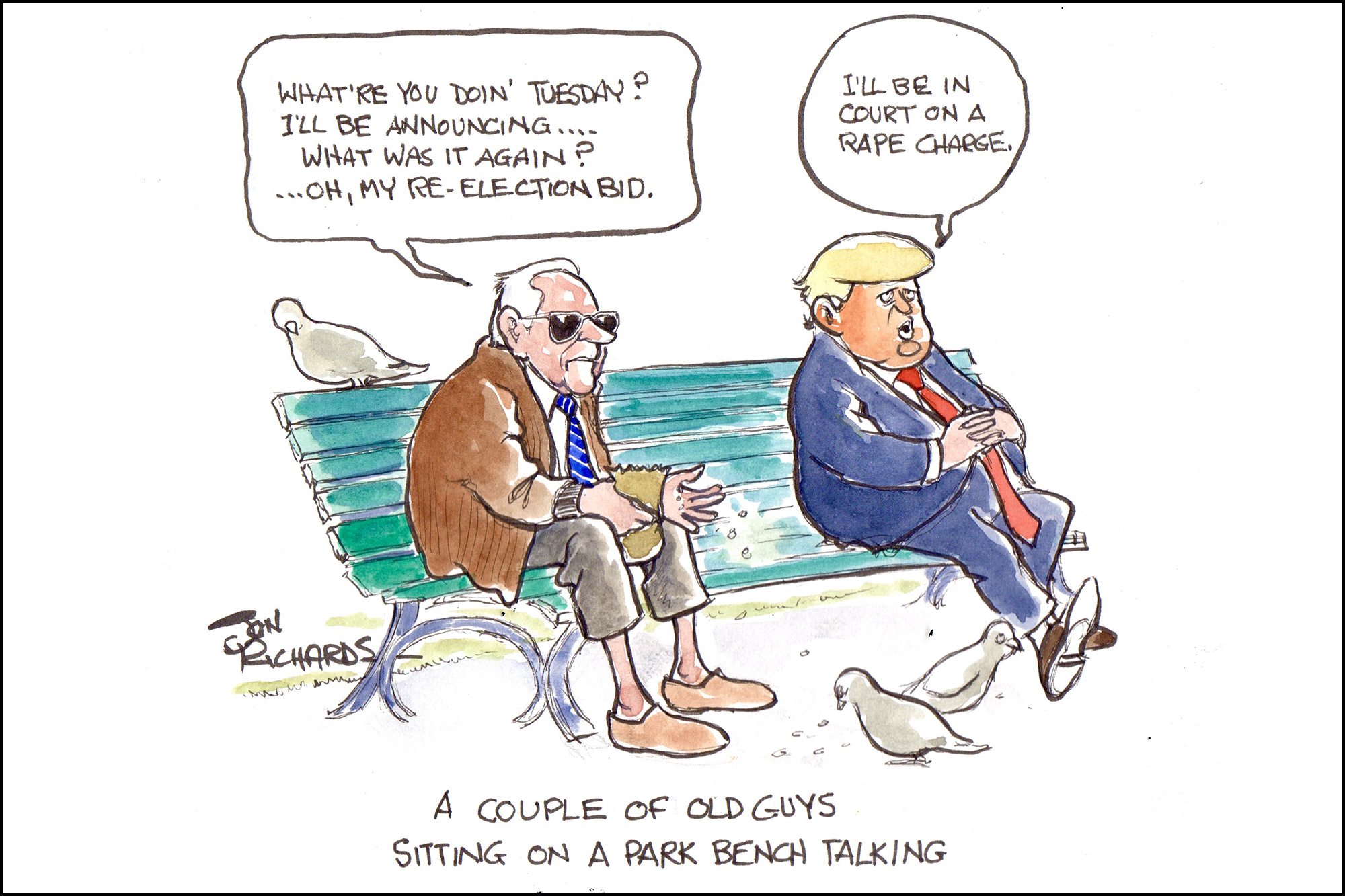 Joe Biden vs Donald Trump 2024