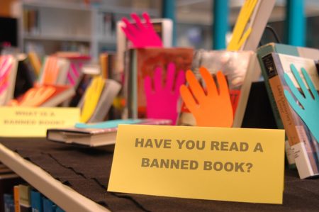 Banned Books Week display