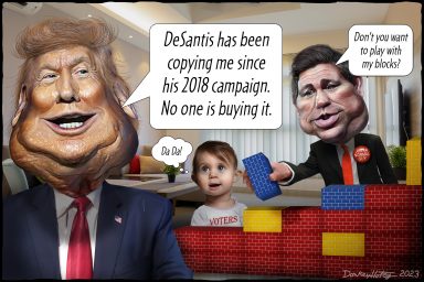 Donald Trump, Ron DeSantis, 2024