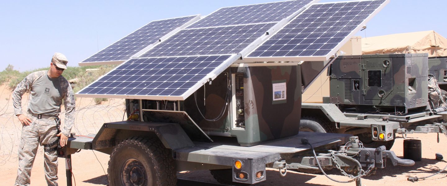 US Army mobile solar power