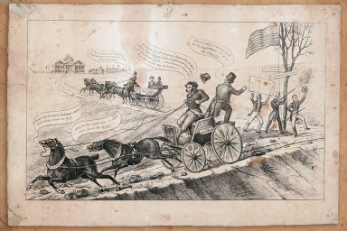 Courier and Enquirer, cartoon, 1832