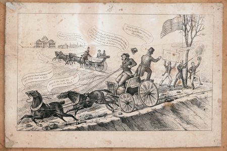 Courier and Enquirer, cartoon, 1832