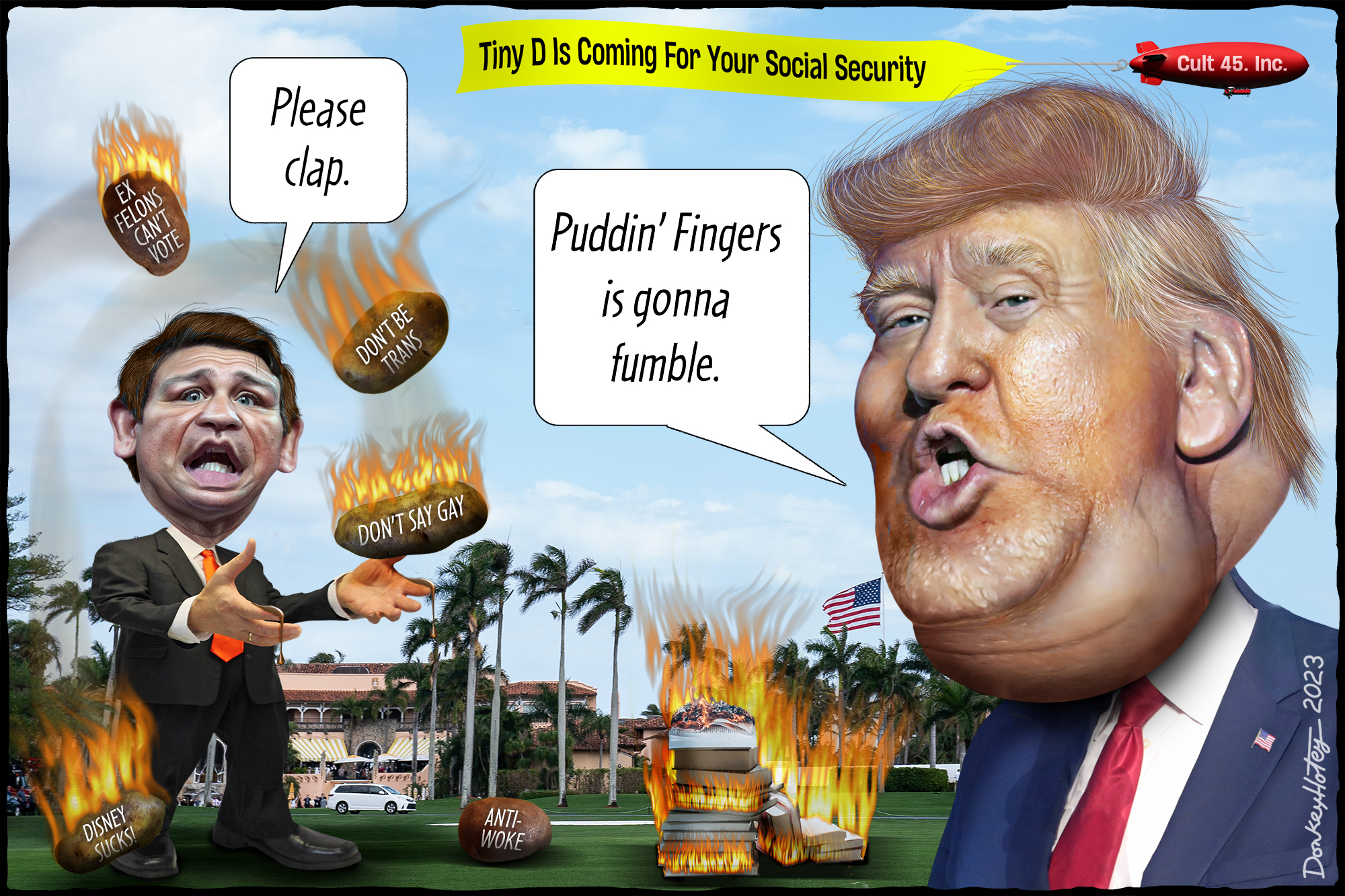 Donald Trump vs Ron DeSantis