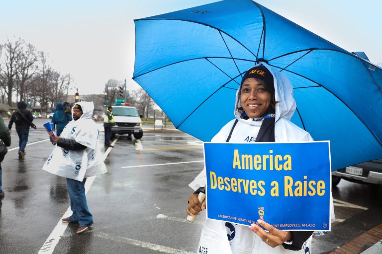 AFGE Rally, Fair Wages