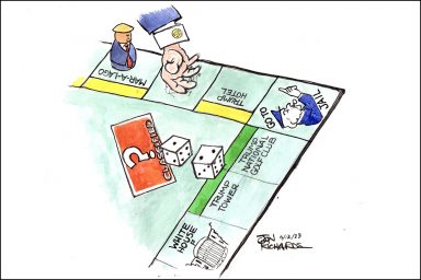 Donald Trump, Mar-a-Lago, indictment, game