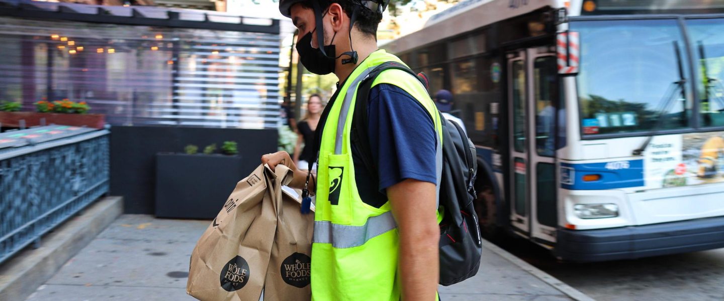 US labor, NYC, food delivery, gig economy, minimum wage, rate victory