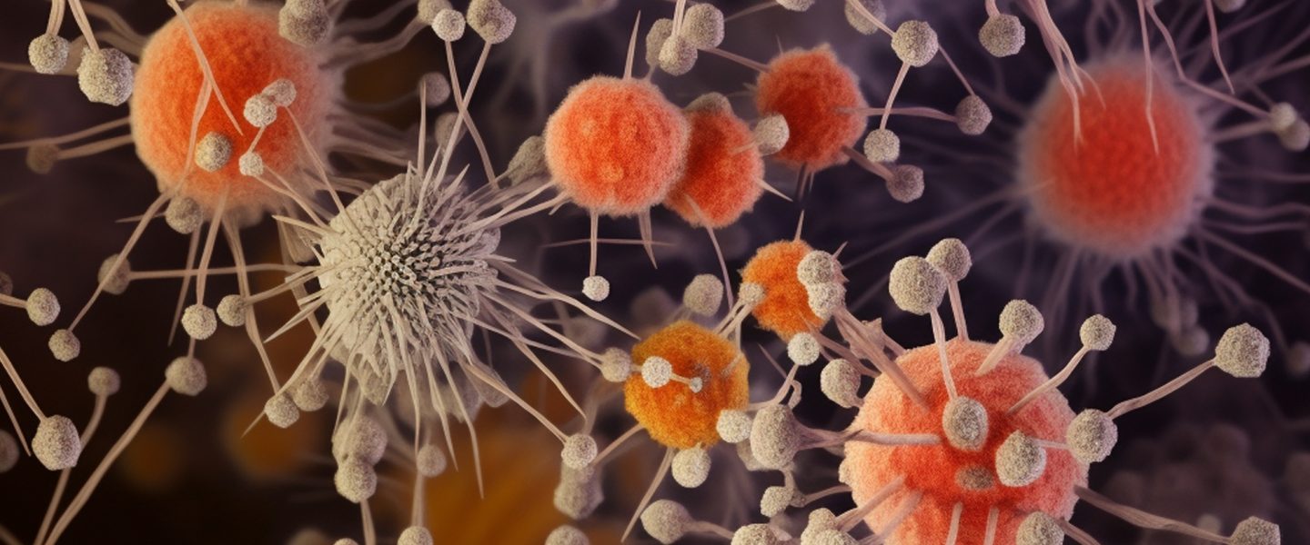 Candida Albicans, MidJourney AI.