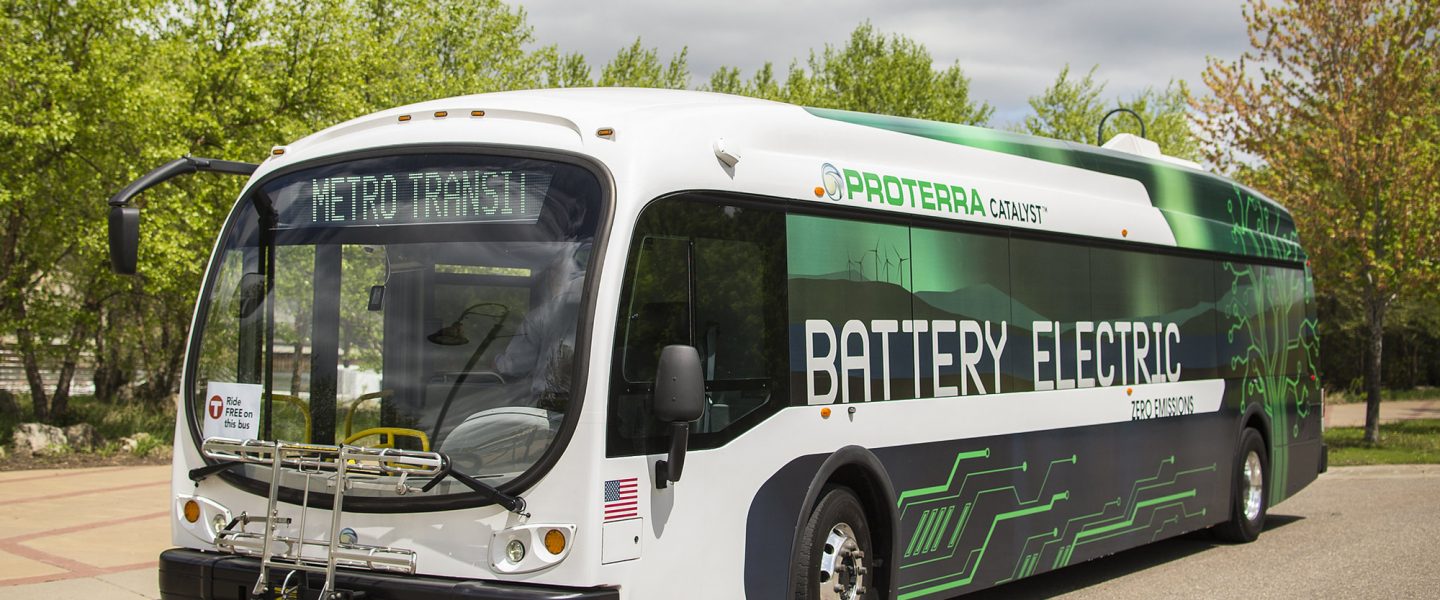 Electric Bus, Minneapolis, St. Paul