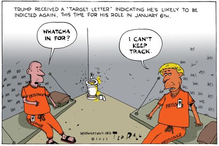 Donald Trump, Lock him up. indictment