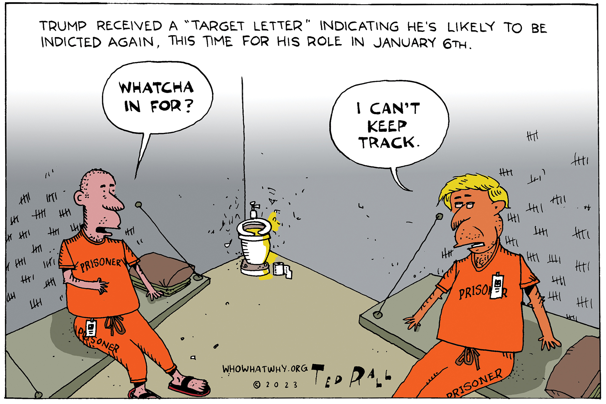 Donald Trump, Lock him up. indictment