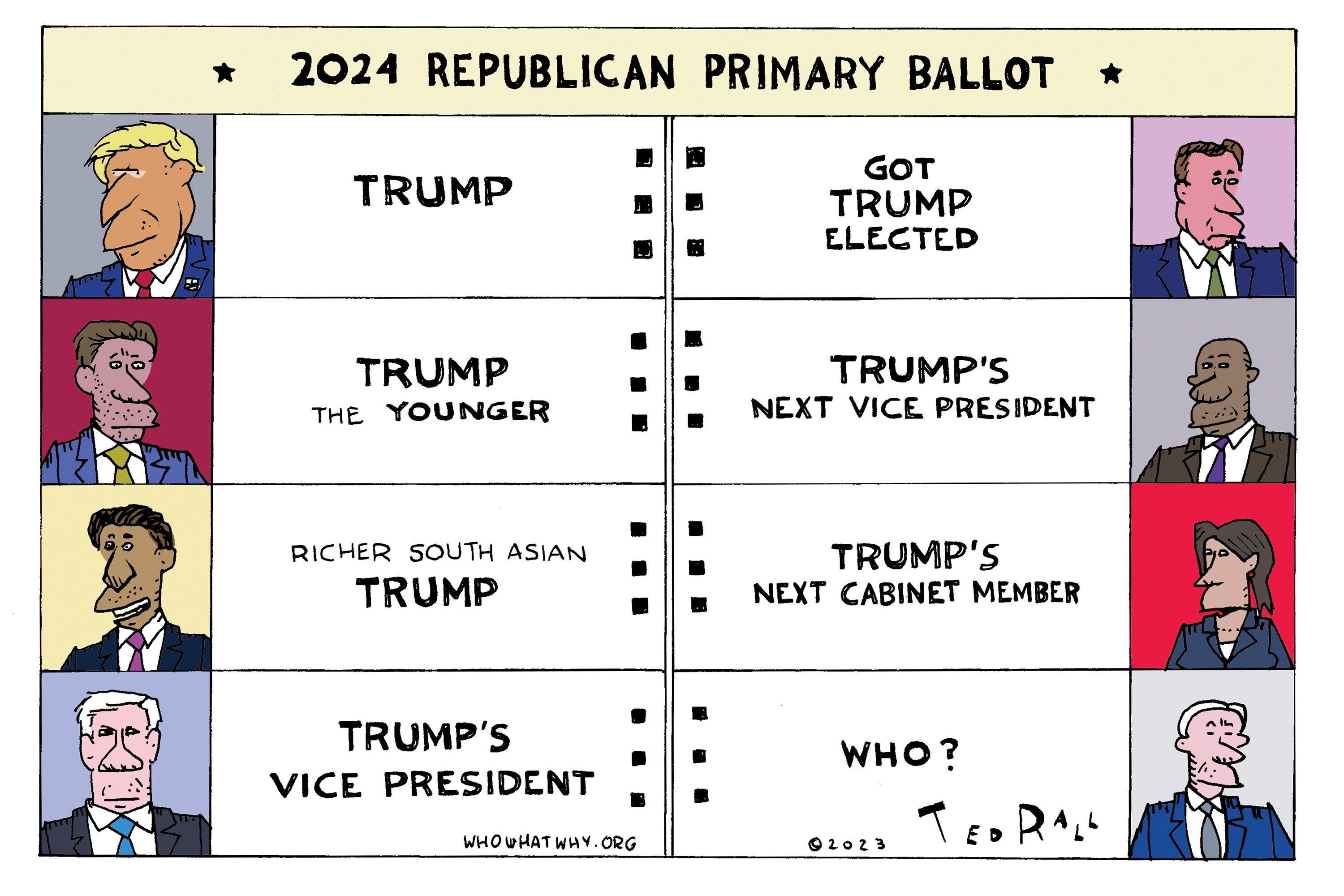 Republican, primary, ballot