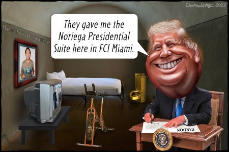 Donald Trump could be incarcerated in the Noriega Suite.