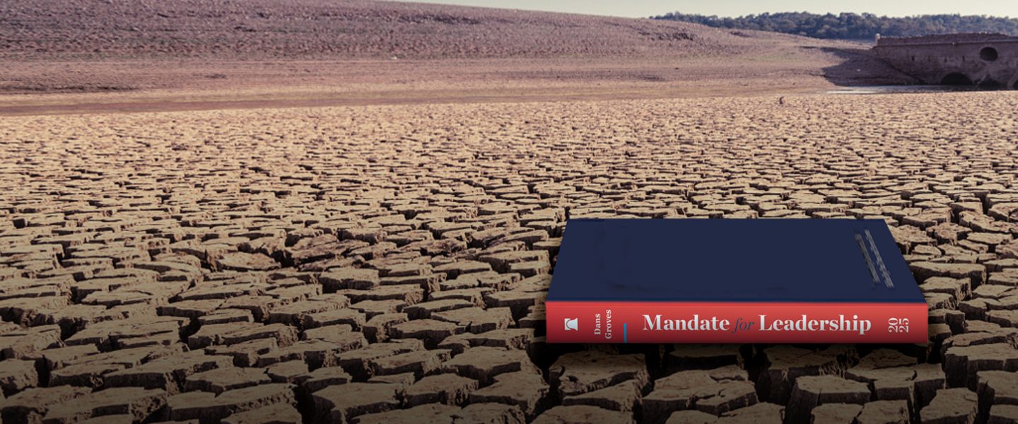 Heritage Foundation, report, climate change.
