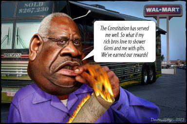 Clarence Thomas, Walmart, RV, corruption