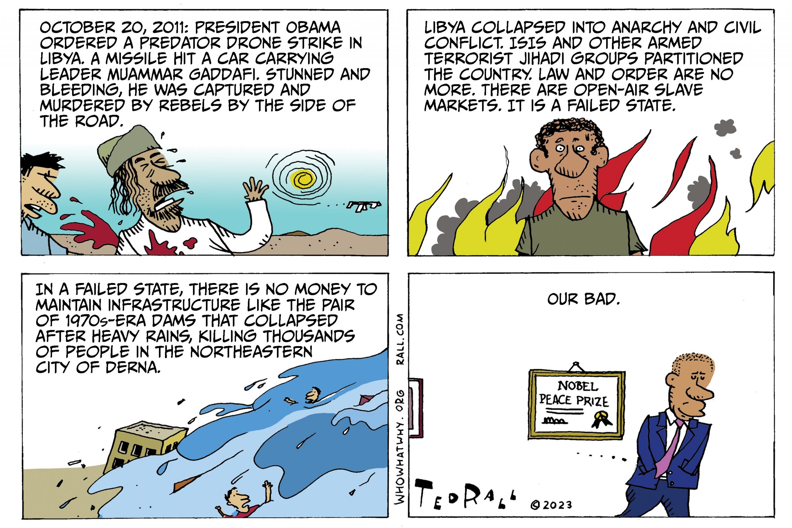 Libya; Obama; regime change; Muammar Gaddafi
