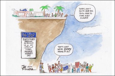 wealth gap, UAW, unions