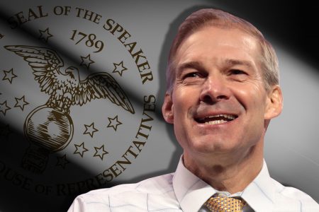 Jim Jordan, smiling, CPAC 2021