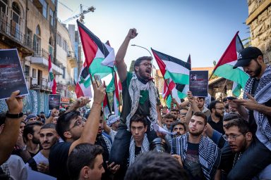 Pro-Palestine, rally, Lebanon