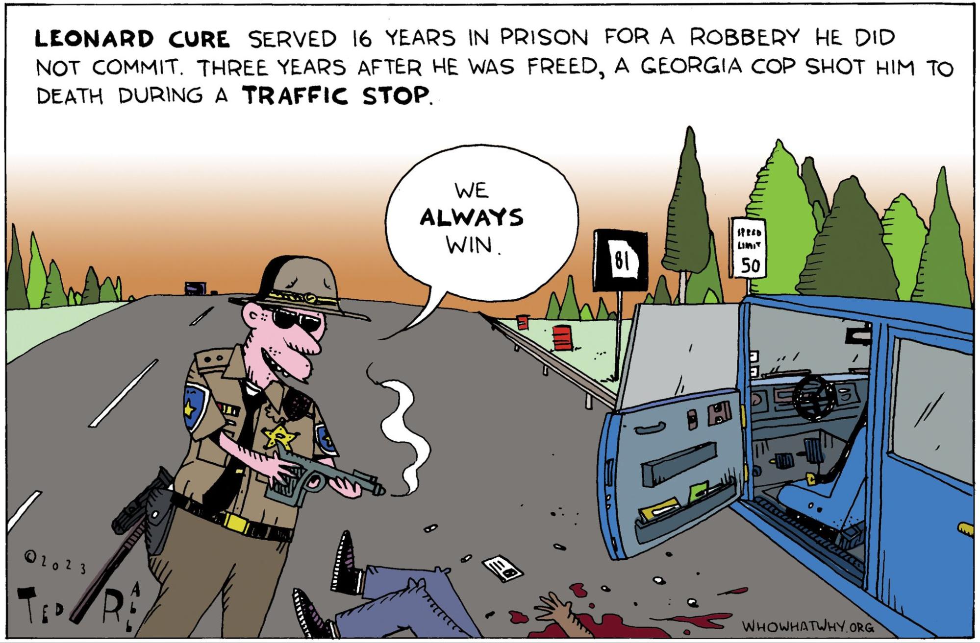 Leonard Cure, injustice, death, police