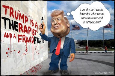 Donald Trump, rapist, fraud