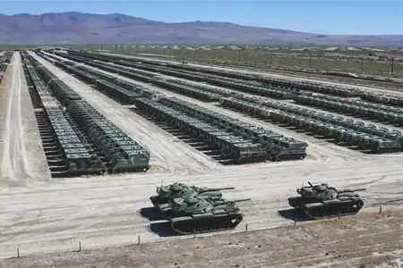 M113 APCs, M60 battle tanks