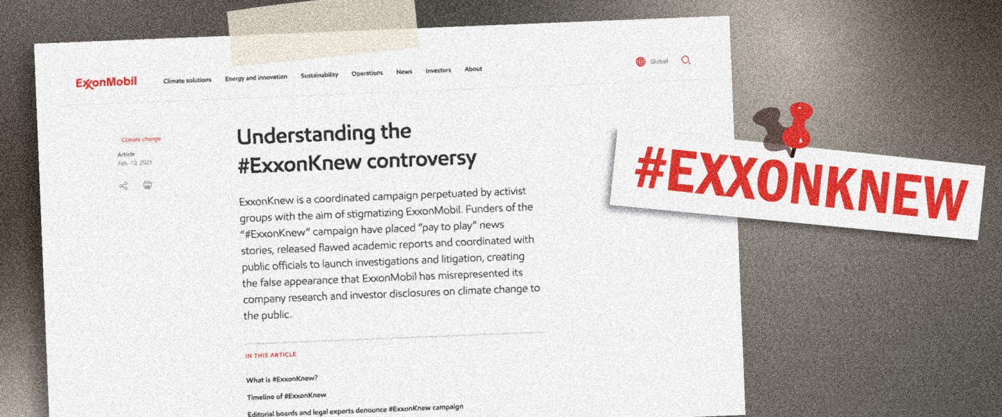 Understanding the #ExxonKnew Controversy