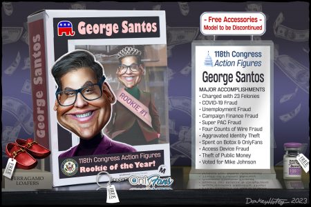George Santos, action figure