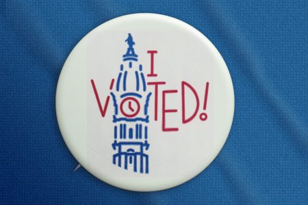 I voted in Philadelphia, Pennsylvania, sticker, 2022