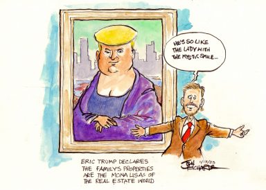 Dona Lisa, Eric Trump, Donald Trump