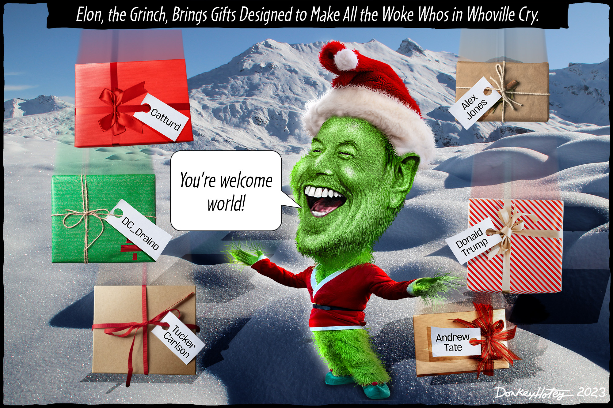 Elon Musk, Grinch