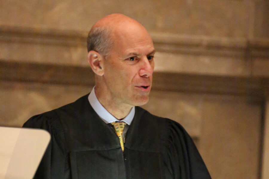 Judge, James E. Boasberg, speaks, Naturalization ceremony, Washington, DC