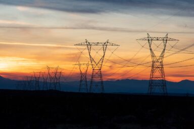 Transmission lines, Palm Springs.