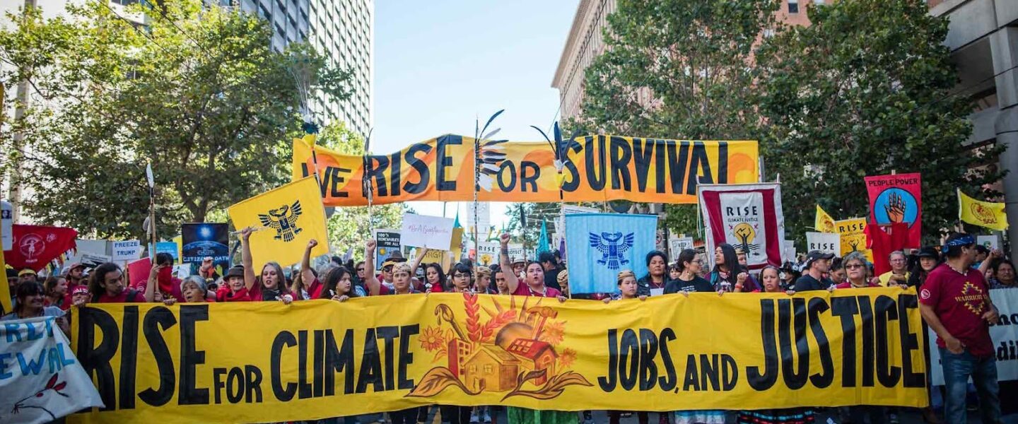 Global Climate Action Summit, protest, San Francisco