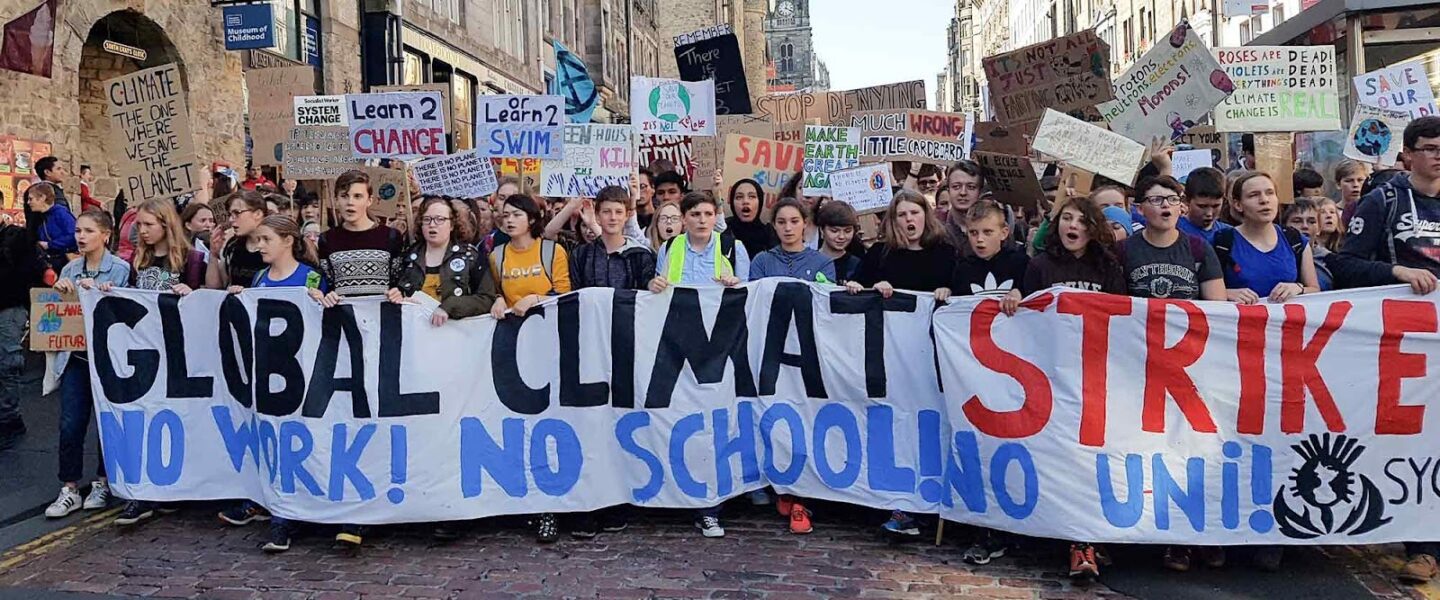Global Climate Strike, Edinburgh, Scotland, 2019